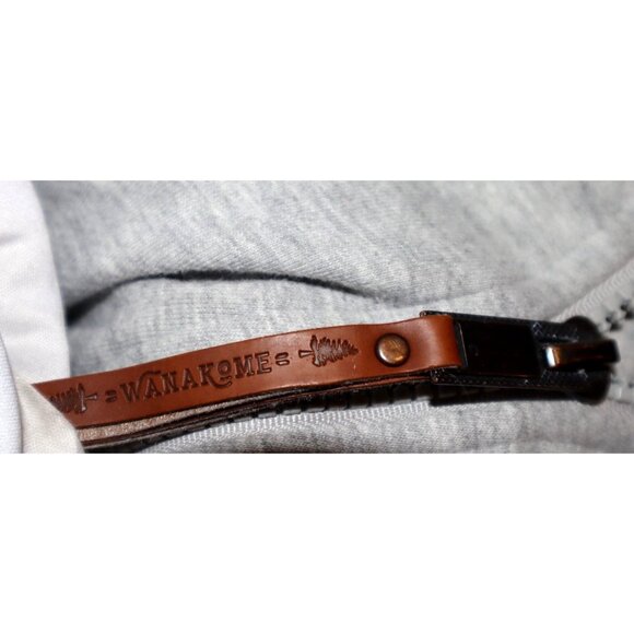 Wanakome Hoodie XL Gray Cowl Neck Zip Outdoor Casual Cozy Aesthetic - Picture 5 of 9